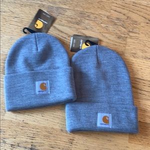2x grey carhartt toques